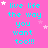 A static image with a bright pink background displays repeated cyan text "live life the way you want too!!!" surrounded by white and light pink stars.