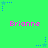 Green background with pink text 'Brianne' repeated six times and blue star-shaped pixel art elements scattered across the image.
