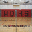Red rectangular blocks with black text 'HD' and 'HS' on a light brown background, framed by gray borders.