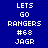 Pixelated text on blue background with red glow effect on one instance of the text block.