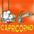 Static pixelated icon featuring a Capricorn zodiac symbol with goat and fish elements against an orange background, labeled "CAPRICORN" in yellow text below.
