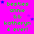 A static image with a bright pink background displays repeated text in green and blue, including "besties annie" and "katheryn 4 ever!" surrounded by small purple and blue stars.