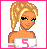 A 4x3 contact sheet of pixel art frames showing a cartoon character and text variations for "princess for LIFE" with pink borders, blue jeans, striped sleeves, and red/black text.