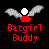 Pixelated icon with red text 'Batgirl Buddy' and a character with white head, red torso, gray wings on black background.