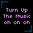 Pixelated text and star graphics on a black background with repeated phrases and blue star accents.