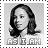 Pixelated grayscale portrait of a person with long dark hair, wearing a light-colored top, with 'ASIA' text below the face.