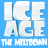 A 48x48 pixel animated contact sheet showing six frames of an Ice Age: The Meltdown buddy icon featuring sloth characters against a blue background with large white text.