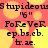 A static image with a red background featuring yellow circular shapes and repeated black text elements.