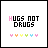 Animated pixel art icon displaying 'HUGS NOT DRUGS' text with changing heart symbols below, each frame showing different colored hearts and lettering.