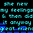 Pixelated cyan text on black background with blue horizontal bars, repeating phrases and partial words in a glitchy animation.