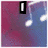 A four- of pixelated icons featuring musical symbols, text overlays, and abstract backgrounds with a purple-to-blue gradient