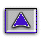 Three pixelated triangular icons with distinct border colors displayed in a