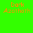 Four quadrants display "Dark Azathoth" text in orange pixelated font against green and blue backgrounds with no visible animation changes.