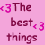 A pink-themed animated contact sheet displaying text fragments about life and emotions with repeated '<3' symbols, arranged in a 3x3 grid layout on a gray background.