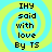 Four identical display text over a yellow and cyan spiral background with no visible animation changes
