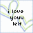 Pixelated text and heart outlines on a white background with blue and green heart borders.