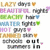 six distinct buddy icons featuring text, symbols, and imagery including 'lazy days', a black-and-white ocean scene, 'kiss me I'm summer', a sunset silhouette, 'I ❤️ FLIP FLOPS', and colorful butterflies with 'summer 2008'