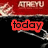 Red and black animated icon with repeated 'ATREYU' text at top, red words changing sequentially below.