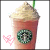 Four Starbucks drink images arranged in a with text reading 'mMm.. StAr-BuCks!' on the right