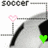 A soccer ball with black and white , featuring a pink heart outline at top-left and changing colored hearts on the ball's surface