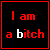 25 black square with red borders, each containing red text with one white letter per , displaying various insults and phrases