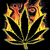 Animated icon shows a cannabis leaf engulfed in flames with red text reading "Toke Up FoO" on black background.
