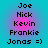 Pixelated text list on gradient background with two distinct color variations of the same layout.