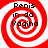 Red and white spiral background with black text reading "Penis in da Vagina" in four quadrants.