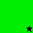 Green and black pixelated image with text 'CRAP U Stepped On My Imaginary Fiend' in green on both backgrounds, a black star icon top-left, and a green star bottom-right.