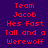 Pixelated red text on dark purple background with white rectangular overlays changing position across frames.