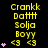 Yellow text and pink hearts on black background with gray rectangle in bottom-right corner, showing animated heart count changes.