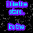 Pixelated text fragments in cyan and purple on a black background with white speckles, arranged across the frame.