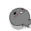 Gray cartoon seal with black eyes and red text on its face, shown in multiple poses against a light gray background.