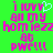 Green background with pink text reading "i luvv all my homiezzz at 85 pwe!!!" and a light blue pixelated heart symbol above the word "luvv".
