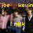 Three pixelated figures in a row with yellow text labels above and below, set against a dark background.