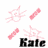 Pixelated pink and black graphic with four distinct shapes: two curved lines, two elongated forms, and a blocky text element at the bottom.