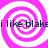 Four identical pink and white spiral patterns arranged in a with repeated text overlay