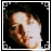 25 pixelated black-and-white icons with white text on black backgrounds, some displaying a blurred face in the top-left corner
