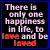 Six display identical text with varying color emphasis on 'love' and 'loved', each bordered in blue against a black background