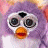 purple and white plush toy faces with orange beaks, red eyes, and black nose patches, displaying text labels 'ITS' and 'ALIVE!' in pixelated yellow font