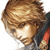 Pixelated image of a person with light brown hair and a red-accented garment, next to 'LINEAGE II' text with vertical lines on a gradient background.