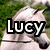 A static image of two horses with text overlays: 'Lucy' on the left horse and '&' on the right horse, plus 'Jade' below a smaller horse.