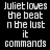 Static digital image with white text on black background displaying repeated phrases and names in a