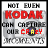Two side-by-side pixelated images display 'HOT EUCN' text above a Kodak logo with 'CAN CAPTURE OUR CRAZY' below, differing in KODAK's color and the A in CRAZY.