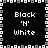 Black background with white pixelated text and border elements arranged in a pattern
