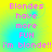 Pixelated text on a gradient background with repeated phrases and exclamation marks.