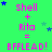 Green background with pink text 'shell + Rita = BFFLEAD!' and blue stars, showing animation where text and stars shift position across frames.