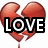 A broken red heart with a white crack, overlaid by bold black-and-white text reading 'LOVE', 'kills', and 'slowly' across three views.