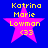 Four identical pixelated images of a pink star with yellow text on a blue background, arranged in a