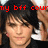 A pixelated image of a person with dark hair and red text overlays reading 'my bff courk my bff as' and 'i love gerc'.